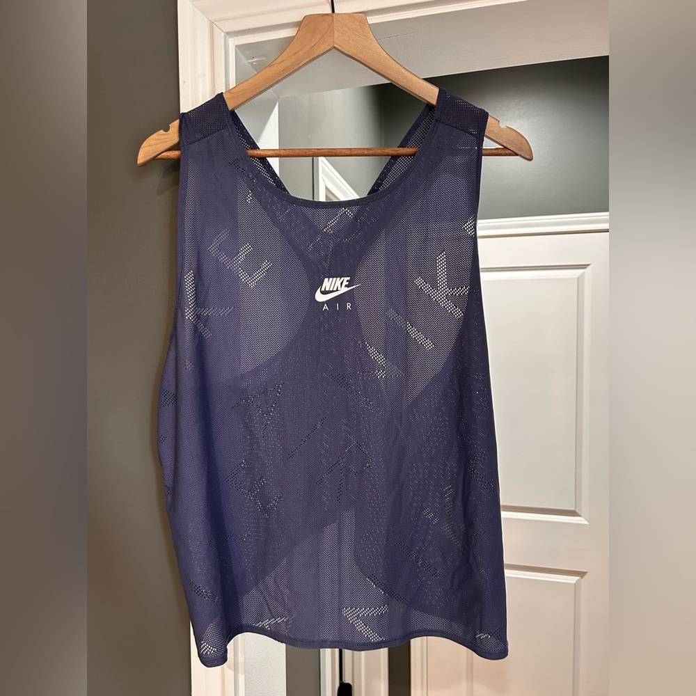 Nike Air Blue Mesh Tank Top